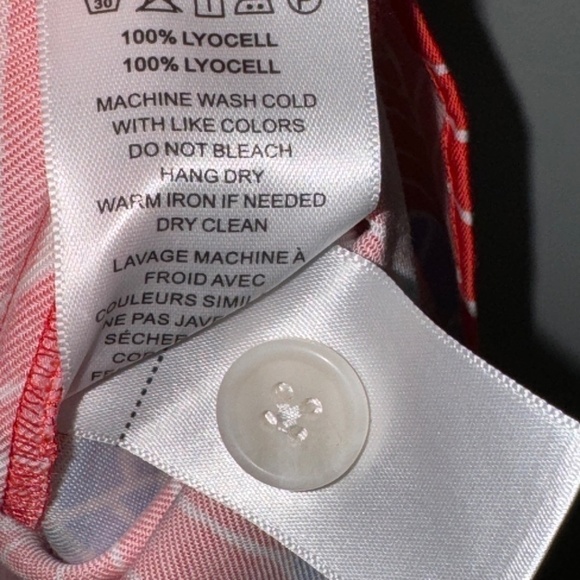 EUC UNTUCKit Wilma Coral Orange Tropical Print Wrap Midi Skirt Size Large - Picture 6 of 8